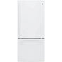 GE Appliances - GE ENERGY STAR 21.0 Cu. Ft. Bottom-Freezer Refrigerator - White