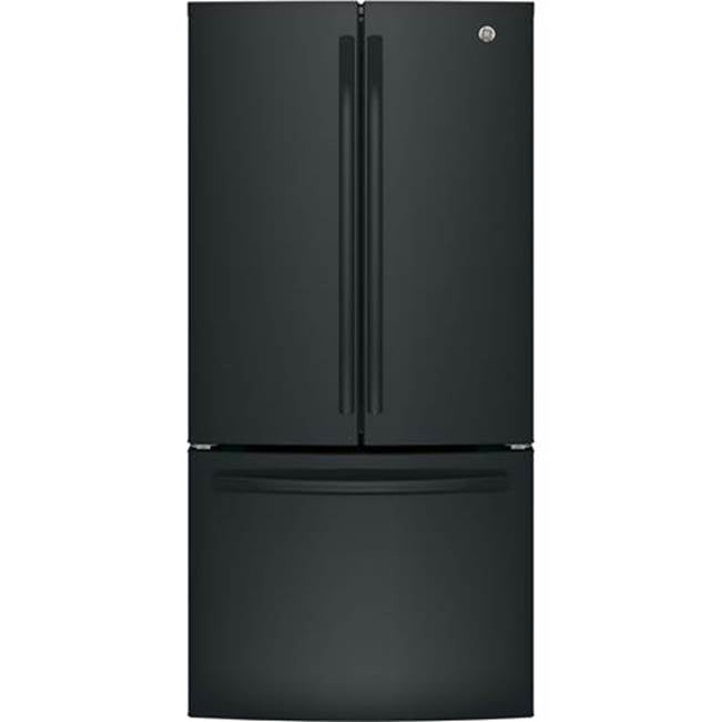 GE Appliances - GE ENERGY STAR 24.7 Cu. Ft. French-Door Refrigerator - Black