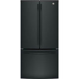 GE Appliances - GE ENERGY STAR 24.7 Cu. Ft. French-Door Refrigerator - Black