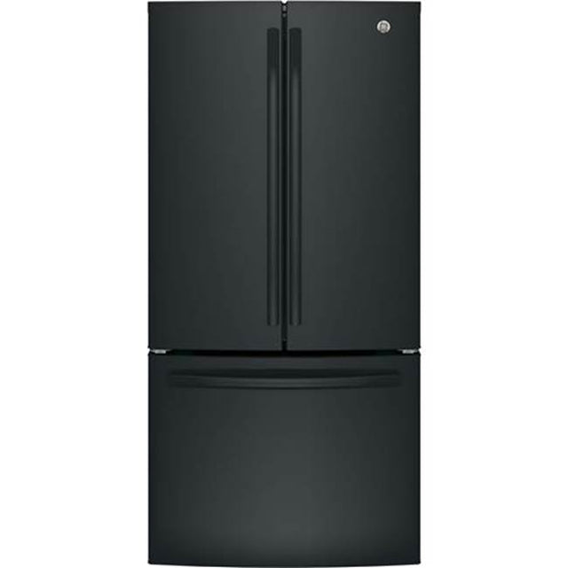 GE Appliances - GE ENERGY STAR 24.7 Cu. Ft. French-Door Refrigerator - Black