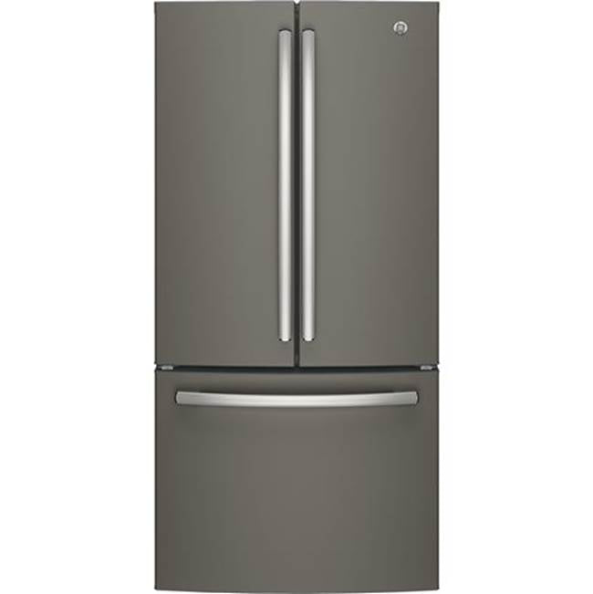 GE Appliances - GE ENERGY STAR 24.7 Cu. Ft. French-Door Refrigerator - Fingerprint Resistant Slate
