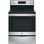 GE Appliances - GE 30'' Free-Standing Electric Range - Stainless Steel/Black