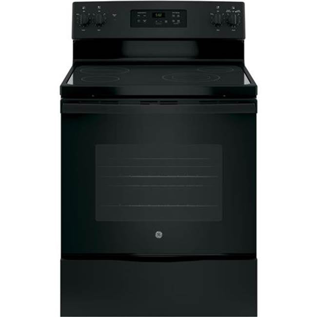 GE Appliances - GE 30'' Free-Standing Electric Range - Black