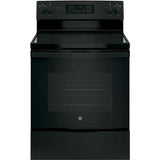 GE Appliances - GE 30'' Free-Standing Electric Range - Black