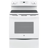 GE Appliances - GE 30'' Free-Standing Electric Range - White on White