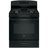 GE Appliances - GE 30'' Free-Standing Gas Range - Black