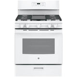 GE Appliances - GE 30'' Free-Standing Gas Range - White