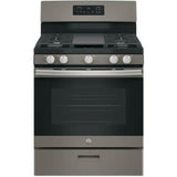 GE Appliances - GE 30'' Free-Standing Gas Range - Fingerprint Resistant Slate