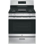 GE Appliances - GE 30'' Free-Standing Gas Range - Stainless Steel/Black