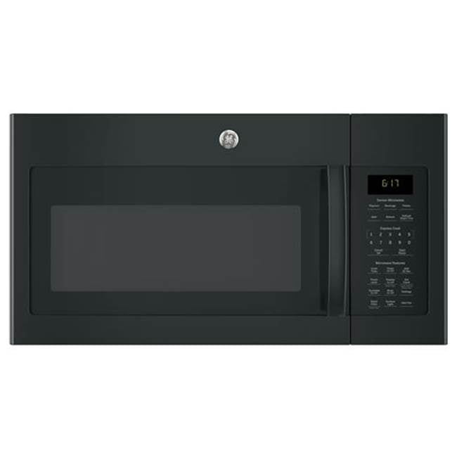 GE Appliances - GE 1.7 Cu. Ft. Over-the-Range Sensor Microwave Oven - Black