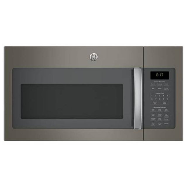 GE Appliances - GE 1.7 Cu. Ft. Over-the-Range Sensor Microwave Oven - Fingerprint Resistant Slate