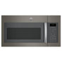 GE Appliances - GE 1.7 Cu. Ft. Over-the-Range Sensor Microwave Oven - Fingerprint Resistant Slate
