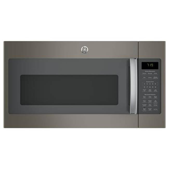 GE Appliances - GE 1.9 Cu. Ft. Over-the-Range Sensor Microwave Oven - Fingerprint Resistant Slate