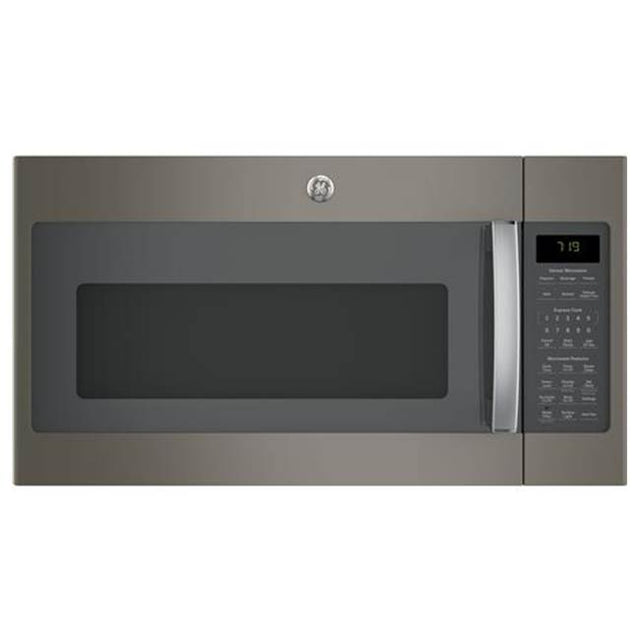 GE Appliances - GE 1.9 Cu. Ft. Over-the-Range Sensor Microwave Oven - Fingerprint Resistant Slate