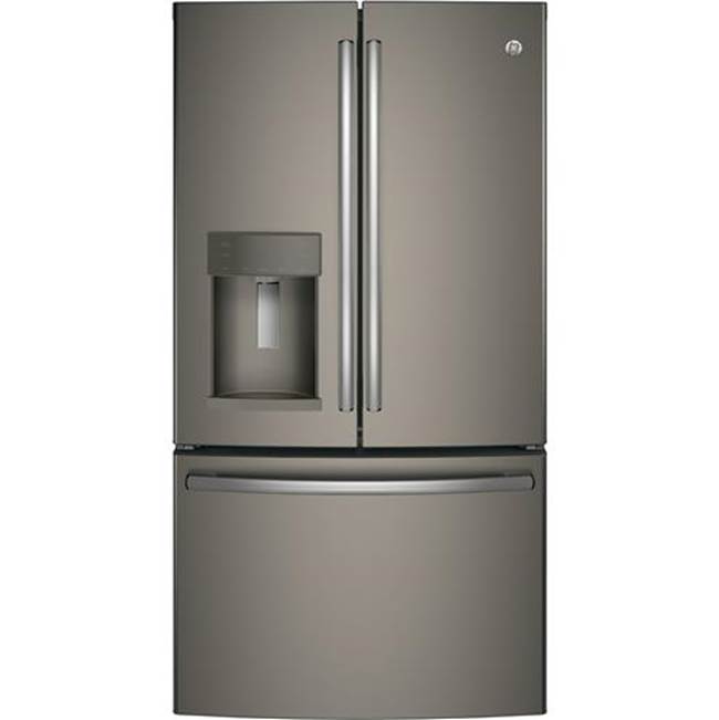 GE Appliances - GE ENERGY STAR 27.7 Cu. Ft. French-Door Refrigerator - Fingerprint Resistant Slate