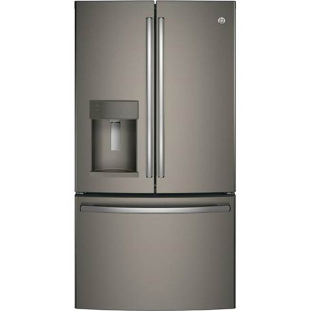 GE Appliances - GE ENERGY STAR 27.7 Cu. Ft. French-Door Refrigerator - Fingerprint Resistant Slate