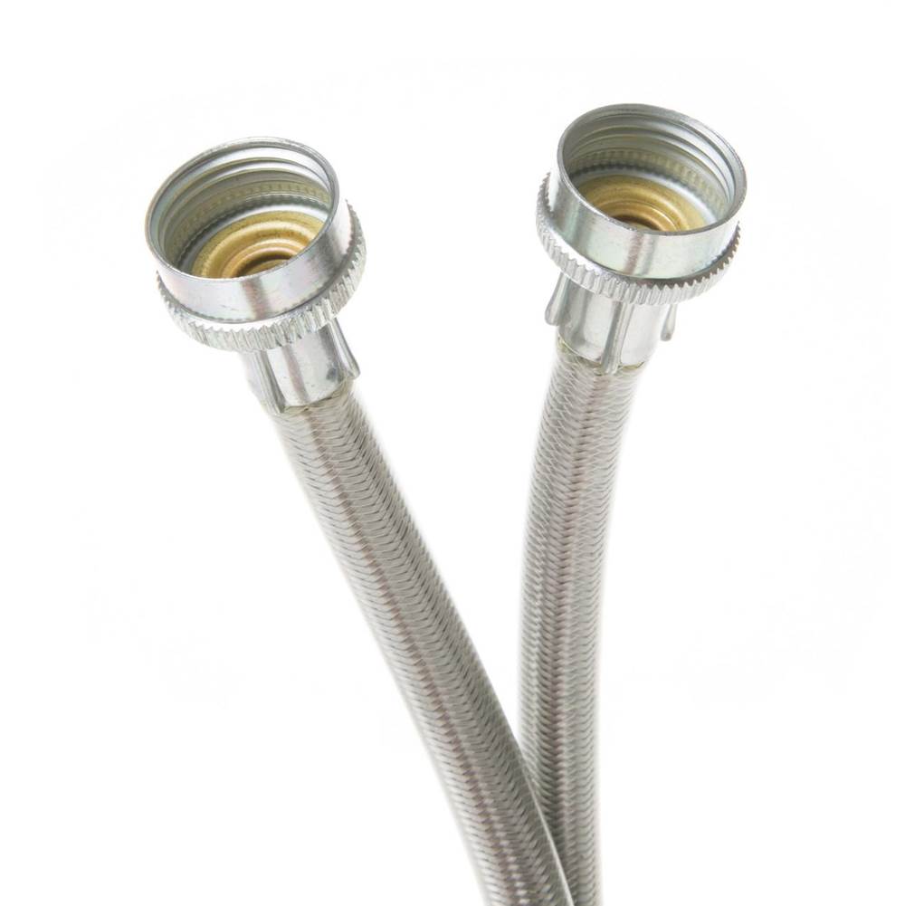 Washing Machine Universal 6''E stainless steel hoses with 90Degrees Elbow '''' 2 hose package