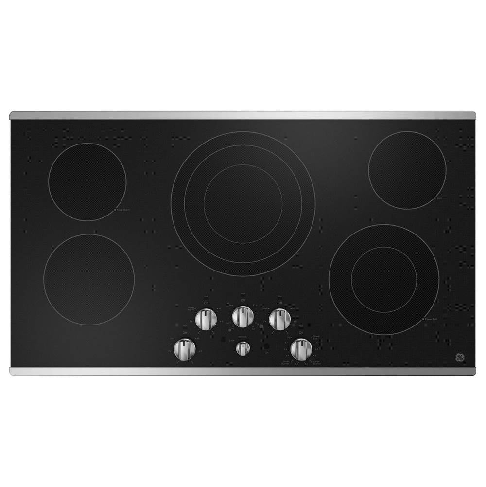GE Appliances - 36'' Cooktops - Radiant - Stainless Steel