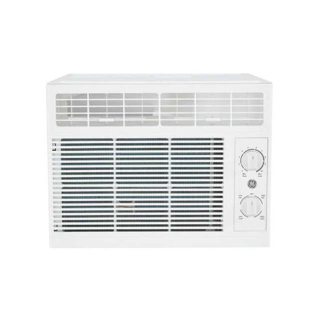 GE Appliances - 5,000 BTU Mechanical Window Air Conditioner for Small Rooms up to 150 sq ft. - White