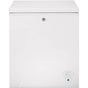 GE Appliances - 5.1 Cu. Ft. Manual Defrost Chest Freezer - White on White