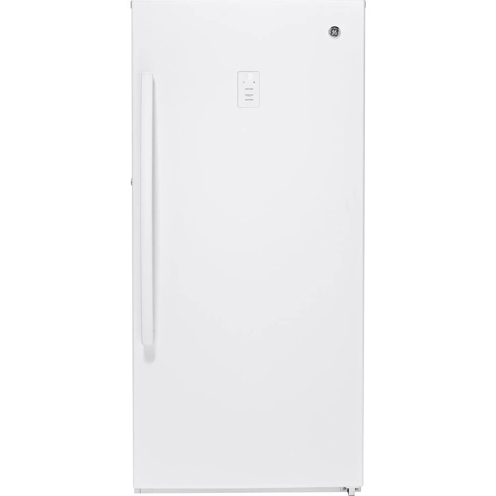 GE Appliances - GE 14.1 Cu. Ft. Frost-Free Upright Freezer - White