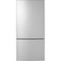 GE Appliances - ENERGY STAR 17.7 Cu. Ft. Counter-Depth Bottom-Freezer Refrigerator - Anti Fingerprint Stainless