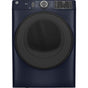 GE Appliances - 7.8 cu. ft. Capacity Smart Front Load Electric Dryer with Sanitize Cycle - Royal Sapphire