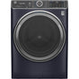 GE Appliances - GE 5.0 cu. ft. Capacity Smart Front Load ENERGY STAR Steam Washer with SmartDispense UltraFresh Vent System with OdorBlock - Sapphire Blue