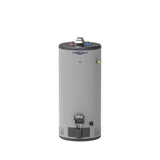GE Appliances - RealMAX Premium 40-Gallon Short Natural Gas Atmospheric Water Heater - Diamond Gray
