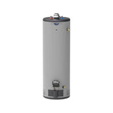 GE Appliances - RealMAX Platinum 40-Gallon Tall Natural Gas Atmospheric Water Heater - Diamond Gray