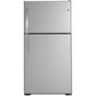 GE Appliances - GE ENERGY STAR 21.9 Cu. Ft. Top-Freezer Refrigerator - Stainless Steel