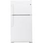 GE Appliances - GE ENERGY STAR 21.9 Cu. Ft. Top-Freezer Refrigerator - White