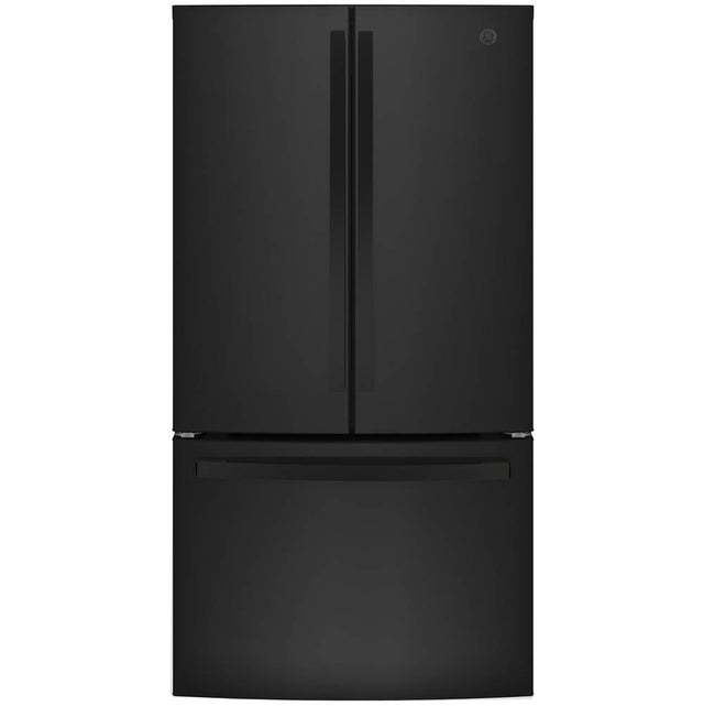 GE Appliances - GE ENERGY STAR 27.0 Cu. Ft. French-Door Refrigerator - Black