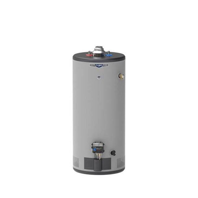 GE Appliances - RealMAX Choice 40-Gallon Short Liquid Propane Atmospheric Water Heater - Diamond Gray