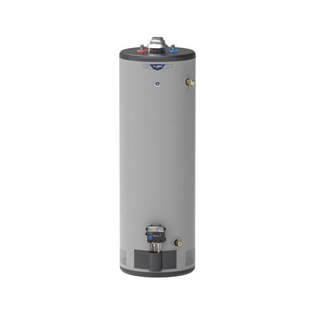 GE Appliances - RealMAX Platinum 40-Gallon Tall Liquid Propane Atmospheric Water Heater - Diamond Gray