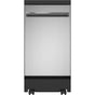 GE Appliances - GE 18'' Portable Dishwasher - Stainless Steel
