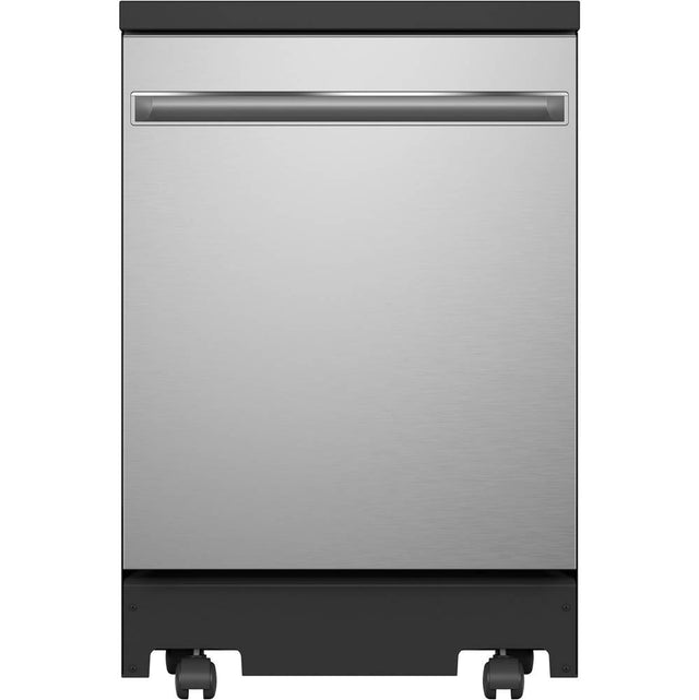 GE Appliances - GE 24'' Portable Dishwasher - Stainless Steel