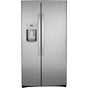 GE Appliances - GE 21.8 Cu. Ft. Counter-Depth Fingerprint Resistant Side-By-Side Refrigerator - Fingerprint Resistant Stainless