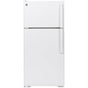 GE Appliances - GE ENERGY STAR 15.6 Cu. Ft. Top-Freezer Refrigerator - White