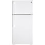 GE Appliances - GE ENERGY STAR 15.6 Cu. Ft. Top-Freezer Refrigerator - White