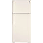GE Appliances - GE ENERGY STAR 16.6 Cu. Ft. Top-Freezer Refrigerator - Bisque