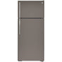 GE Appliances - GE ENERGY STAR 17.5 Cu. Ft. Top-Freezer Refrigerator - Fingerprint Resistant Slate