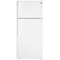 GE Appliances - GE ENERGY STAR 16.6 Cu. Ft. Top-Freezer Refrigerator - White