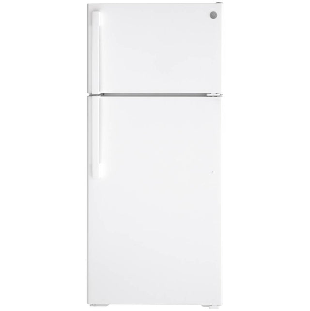GE Appliances - GE 16.6 Cu. Ft. Top-Freezer Refrigerator - White