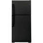 GE Appliances - GE 19.2 Cu. Ft. Top-Freezer Refrigerator - Black
