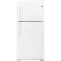 GE Appliances - GE 21.9 Cu. Ft. Top-Freezer Refrigerator - White