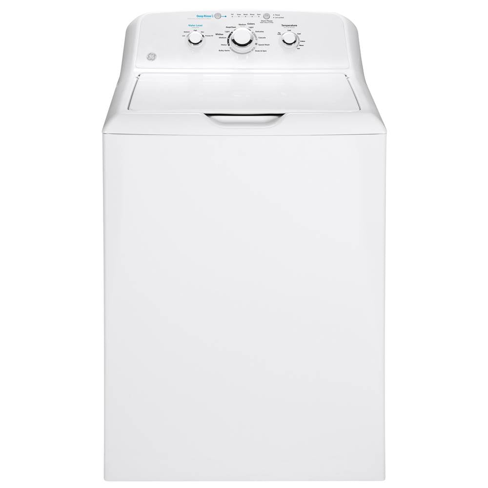 GE Appliances - GE 4.2 cu. ft. Capacity Washer with Stainless Steel Basket - White