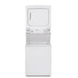 GE Appliances - GE Unitized Spacemaker ENERGY STAR 3.9 cu. ft. Capacity Washer with Stainless Steel Basket and 5.9 cu. ft. Capacity Electric Dryer - White on White