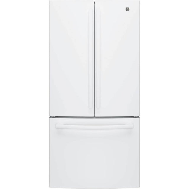GE Appliances - GE ENERGY STAR 18.6 Cu. Ft. Counter-Depth French-Door Refrigerator - White