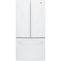 GE Appliances - GE ENERGY STAR 18.6 Cu. Ft. Counter-Depth French-Door Refrigerator - White